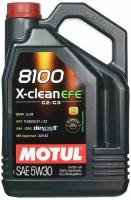 Масло моторное Motul 8100 X-Clean EFE 5w30 5л синтетическое