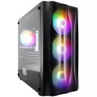 Корпус 1STPLAYER FIREBASE X3-M Black mATX X3-M-BK-4F1