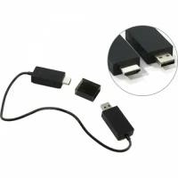 Беспроводной видеоадаптер Microsoft V2 USB-HDMI черный 0.3м (P3Q-00022)