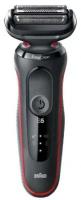 Braun Бритва сетчатая Braun Series 5 50-R1000s реж.эл.:3 питан.:аккум. черный/красный