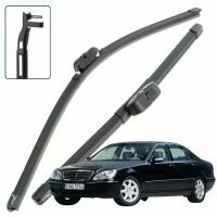 Дворники Mercedes-Benz S-Class (4) W220 Мерседес S-класс 2000 2001 2002 2003 2004 2005 Щетки стеклоочистителя бескаркасные 700-700 Товар уцененный