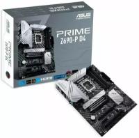 Материнская плата ATX ASUS PRIME Z690-P D4 (LGA1700, Z690, 4*DDR4(5333), 4*SATA 6G RAID, 3*M.2, 5*PCIE, 7.1CH, 2.5Glan, 3*USB 3.2, USB Type-C, HDMI, D