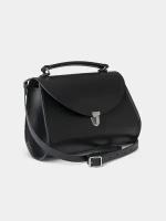 Сумка кожанная Cambridge Satchel Poppy Large (Black)