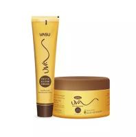 Крем кумкумади с шафраном uva insta glow cream Vasu золотой тюбик / банка