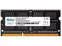 Модуль памяти Netac DDR3L SO-DIMM 1600Mhz PC12800 CL11 - 4Gb NTBSD3N16SP-04