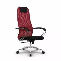 Компьютерное офисное кресло Metta SU-BK-8 Ch 3 Красное/Черное