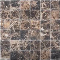 Мозаика Starmosaic Wild Stone DARK EMPERADOR MATT 48x48 (305х305х8) коричневая (шт.)