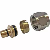 Фитинг компрессионный для труб PEX-AL-PEX 16х2,6х3/4" STOUT