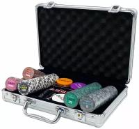 Покерный набор "Premium Poker" CASH, 200 фишек 14 г с номиналом в чемодане