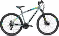 Велосипед Aspect Ideal 27.5 2023 (20", Серо-синий)