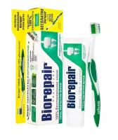 Набор щетка и паста Biorepair Total Protection комплексная защита