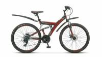 Горный (MTB) велосипед STELS Focus MD 24 V010 (2020) рама 16 Красный/черный