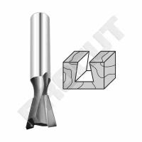 Фреза по древесине, фанере ласточкин хвост 14° D=12.7x12x45 S=8 PROCUT