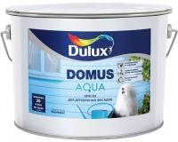 DULUX Domus Aqua база BW белая краска для деревянных фасадов (10л) / DULUX Domus Aqua base BW краска в/д для деревянных фасадов полуматовая (10л)