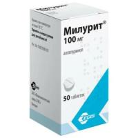 Милурит (аллопуринол-эгис) ТАБ. 100МГ №50