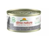 Almo Nature консервы Консервы для Кошек с Тунцом и Мальками (HFC - Natural - Tuna with Whitebait) 9084H | Legend HFC Adult Cat Tuna White Bait 0,07 кг 22509 (2 шт)