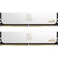 Оперативная память Team Group DDR5 T-Create Expert 32GB (2x16GB) 6400MHz CL40 (40-40-40-84) 1.35V White (CTCWD532G6400HC40BDC01)