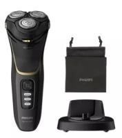 Philips Бритва роторная Philips Series 3000 S3333/54 реж.эл.:3 питан.:аккум. черный/золотистый