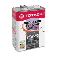 Трансмиссионное масло Totachi Ultima Lsd Syn-Gear 75W-90 GL-5, 4 л