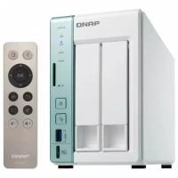 QNAP D2 PRO Сетевое хранилище 2 отсека для HDD, с функцией USB Quick Access, HDMI-порт. Intel Celeron N3060 1,6 ГГц (до 2,48 ГГц), 1 ГБ