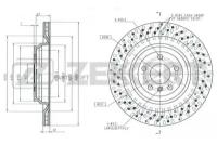 ZEKKERT BS-6563 Диск тормозной зад. MB GL-Class (X166) 12- GLE (166 292) 15- M-Class (166) 11-