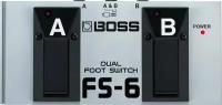 Boss fs-6 footswitch педаль, двойной переключатель