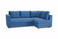 Угловой диван-кровать Hoff Мансберг, универсальный угол, цвет синий