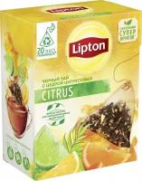 Чай чёрный Lipton Citrus, 20×