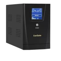 Источник бесперебойного питания EXEGATE SpecialPro Smart LLB-2000.LCD.AVR.4C13.RJ.USB <2000VA/1200W, LCD, AVR, 4*C13,RJ45/11,USB, металличес