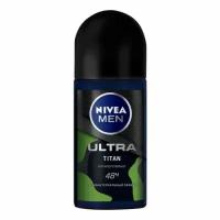 Нивея / Nivea For Men - Дезодорант-антиперспирант шариковый Ultra Titan 48ч 50 мл