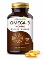 Пищевая добавка SuperCaps OMEGA-3 - 50 капсул (1000 мг) (цвет не указан)