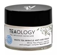 Антивозрастной крем для лица с белым чаем и коллагеном Teaology White Tea Miracle Anti-Age Cream