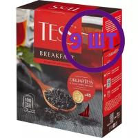 Чай черный в пакетиках для чашки Tess Breakfast (Тесс Брекфаст) 100*1.8 г (комплект 9 шт.) 6014468