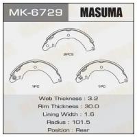 Колодки барабанные Masuma R-3065 (1/20), MK6729 MASUMA MK-6729