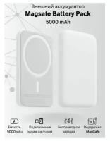 Магнитный аккумулятор Power bank Battery Pack MagSafe 5000 mAh