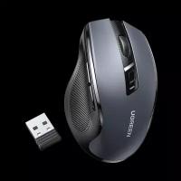 Беспроводная компьютерная мышь UGREEN MU006 (90855) Ergonomic Wireless Mouse 2.4G Wireless & Bluetooth. Цвет: черный