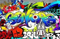 Моющиеся виниловые фотообои Граффити Graffiti. Seniors, 420х270 см