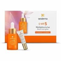 Флюид Sesderma Anti-Age Набор C-VIT 5 Liposomal serum & C-VIT RADIANCE Glowing fluid, Набор: сыворотка, флюид (миниатюра), Набор