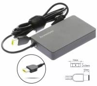 Зарядное устройство для ноутбука Lenovo ThinkPad Edge E560, 20V - 3.25A, 60 Вт (Штекер: разъём прямоугольный) Slim