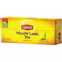 Черный чай в пакетиках Lipton Yellow Label