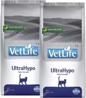 FARMINA VET LIFE FELINE ULTRAHYPO для взрослых кошек при пищевой аллергии (0,4 + 0,4 кг)