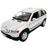 BMW X5 2001 года масштаб 1:24 коллекционная модель автомобиля MotorMax 73254 silver