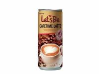 Кофейный напиток Lotte (Лотте) Let's Be Cafetime Latte (Кофетайм Латте) 0,240 л х 30 банок