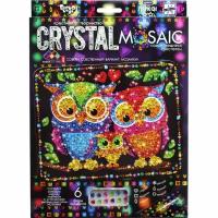 Danko Toys набор креативного творчества CRYSTAL MOSAIC "совы"