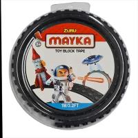 Гибкая лента-скотч Zuru для кубиков Лего "Mayka" 1м/1,5см / Силиконовая лента для конструкторов LEGO, черная арт. 8301/5