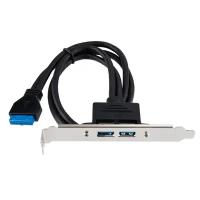 Планка портов DOFA 2xUSB 3.0 в корпус ПК, черные провода