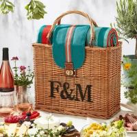 Корзина для пикника с одеялом Fortnum and Mason