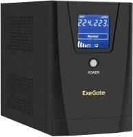 Источник бесперебойного питания Exegate SpecialPro Smart LLB-1500.LCD.AVR.2SH.3C13 1500VA Черный EX292799RUS