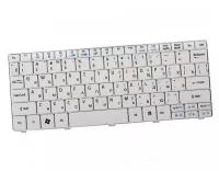 Клавиатура ZeepDeep для ноутбука Acer для Aspire One 521, 532, 532H, 533, D255, D257, D260, D270, E350, em350, E355, ZE6, для One Happy, N55, Pav80, белая