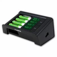 Зарядные устройства Varta Зарядное устройство VARTA LCD Smart Charger для 1-4 AAA, AA, USB + 4AA*2100mAh